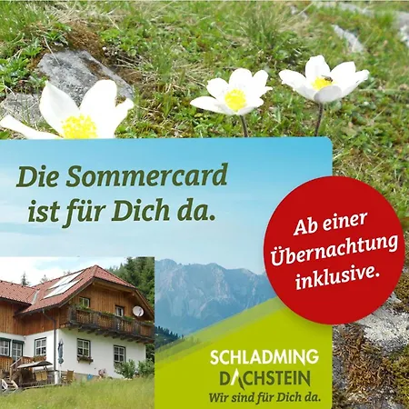 Apartament Kalsbergerin Fuer Geniesser Donnersbachwald